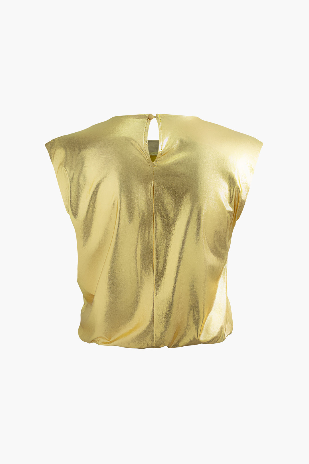 Metallic Effect Y2K Tank Top - Trendy Coquette Aesthetic Crop for Stylish Outfits