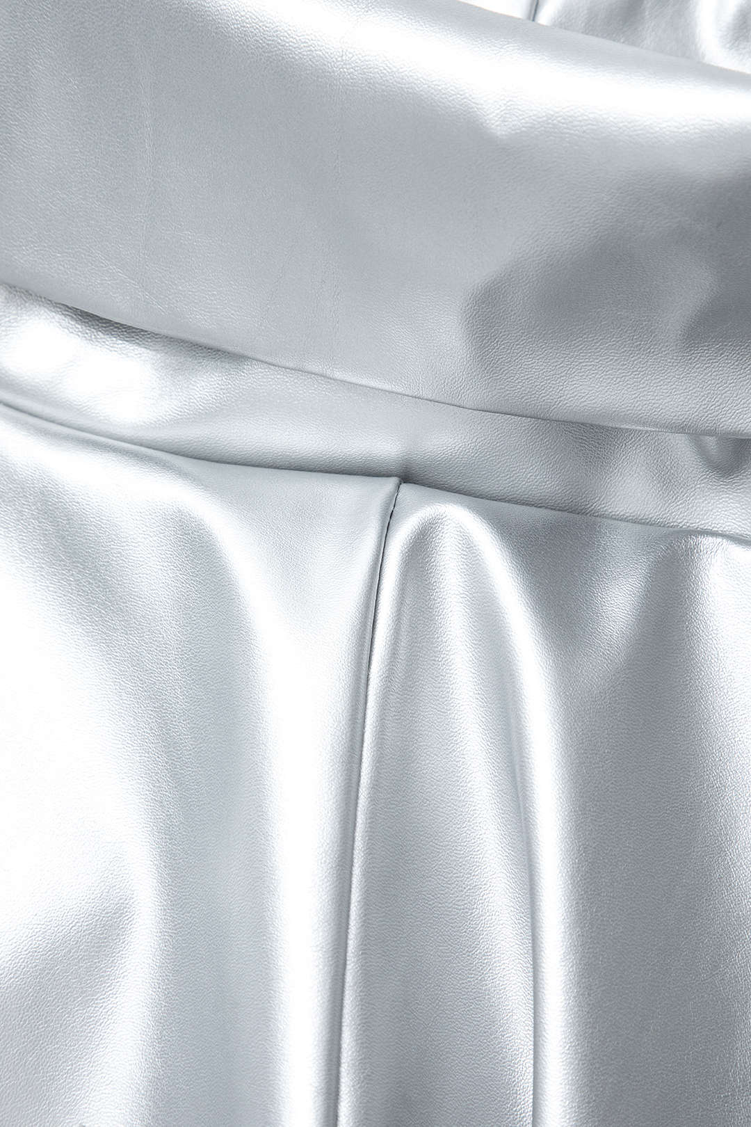 Metallic Faux Leather Cap Sleeve Tank Top - Y2K Aesthetic Fashion Essential Metallic Faux Leather Cap Sleeve Tank Top - Y2K Aesthetic Fashion Essential