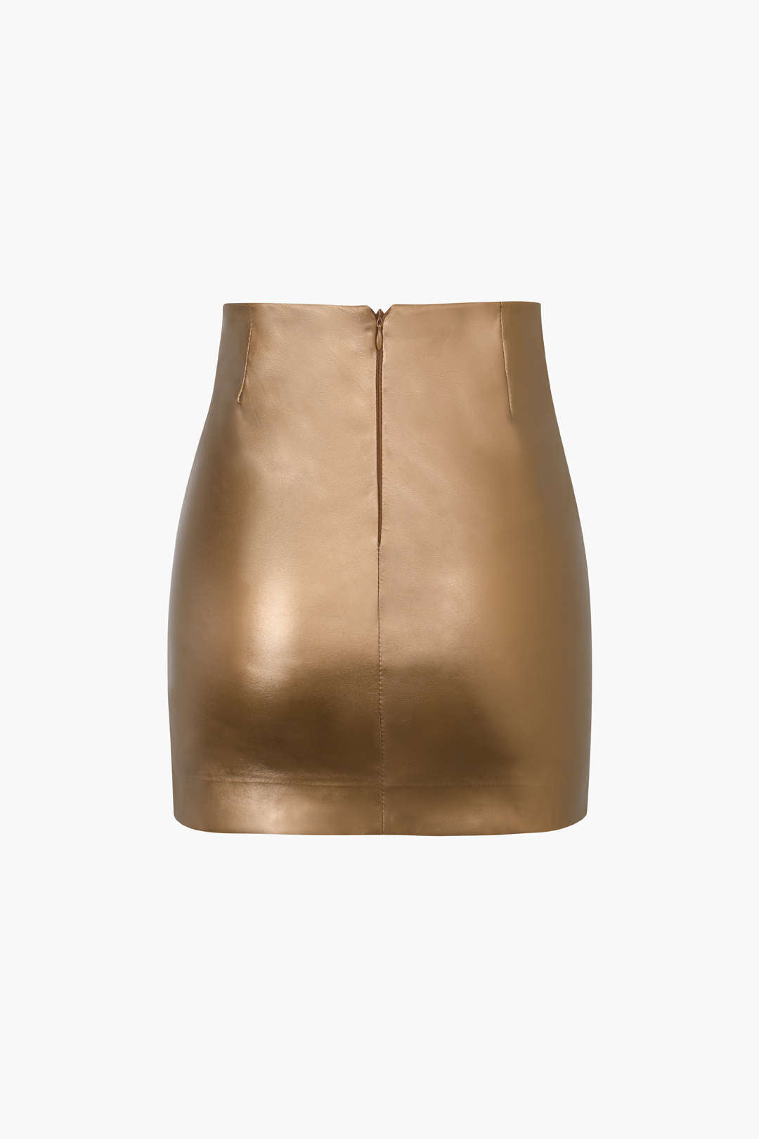 Metallic Faux Leather Knotted Mini Skirt for Y2K Aesthetic and Grunge Style Outfits Metallic Faux Leather Knotted Mini Skirt for Y2K Aesthetic and Grunge Style Outfits