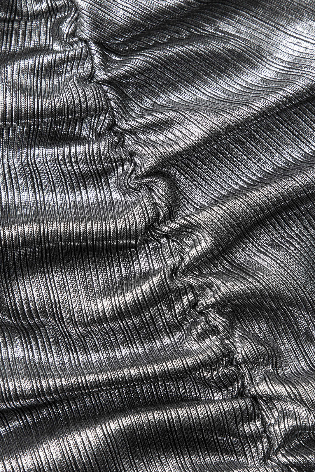 Metallic Ruched Slit Midi Dress for Y2K Aesthetic Nights and Chic Coquette Style Metallic Ruched Slit Midi Dress for Y2K Aesthetic Nights and Chic Coquette Style