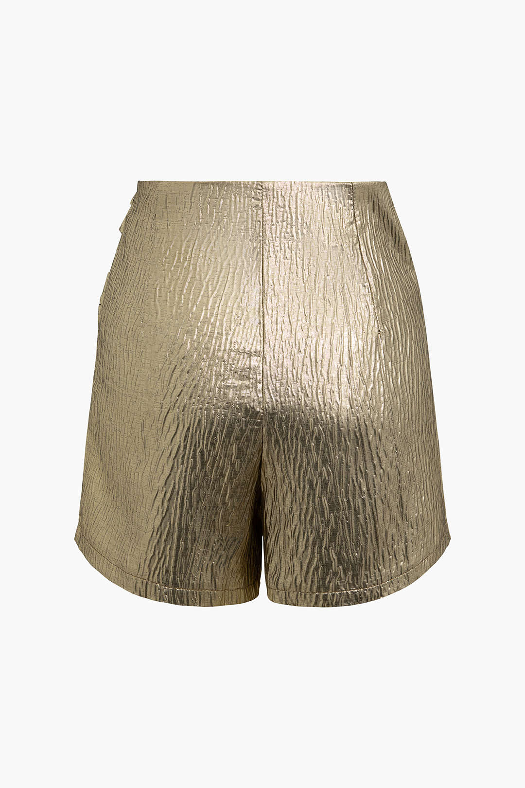 Metallic Textured Twist Mini Skirt for Y2K Fashion and Coquette Aesthetic Outfits Metallic Textured Twist Mini Skirt for Y2K Fashion and Coquette Aesthetic Outfits