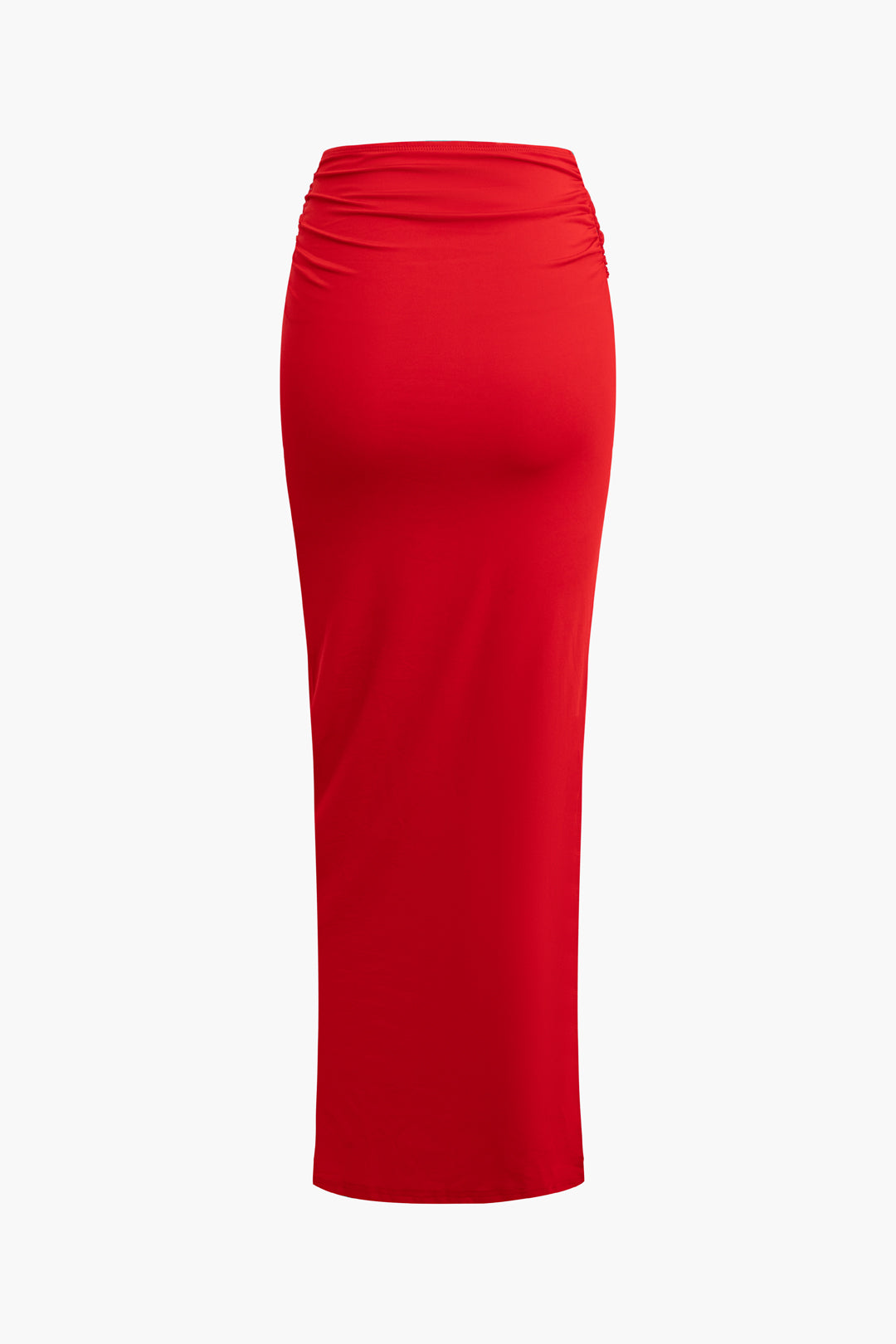 Off-Shoulder Ruched Long Sleeve Top & Split Maxi Skirt Set for Y2K Aesthetic Outfits Off-Shoulder Ruched Long Sleeve Top & Split Maxi Skirt Set for Y2K Aesthetic Outfits