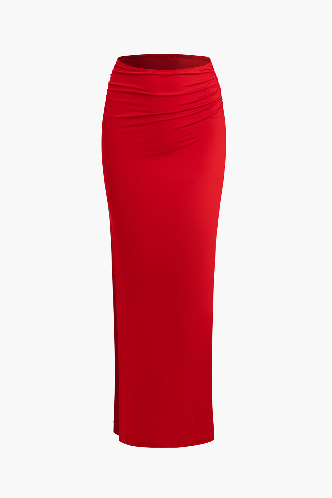 Off-Shoulder Ruched Long Sleeve Top & Split Maxi Skirt Set for Y2K Aesthetic Outfits Off-Shoulder Ruched Long Sleeve Top & Split Maxi Skirt Set for Y2K Aesthetic Outfits