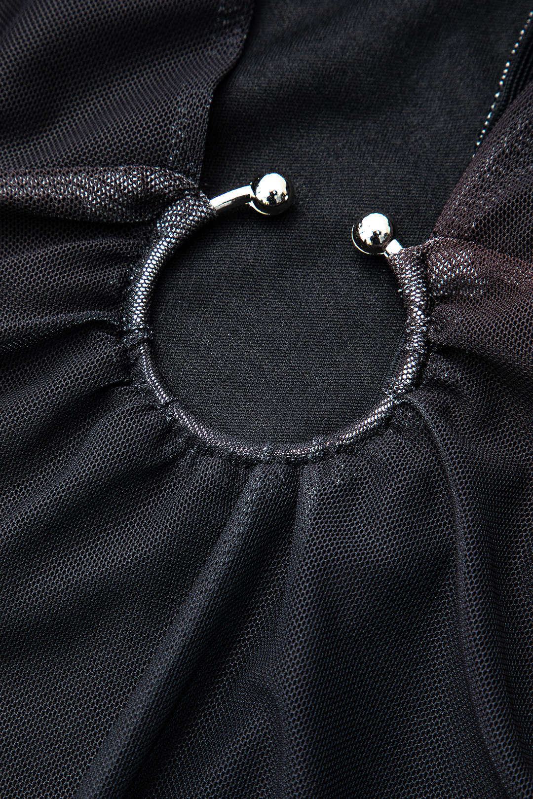 Ombre Mesh Deep V-Neck Long Sleeve Mini Dress - Y2K Aesthetic Party Dress for Trendy Looks Ombre Mesh Deep V-Neck Long Sleeve Mini Dress - Y2K Aesthetic Party Dress for Trendy Looks