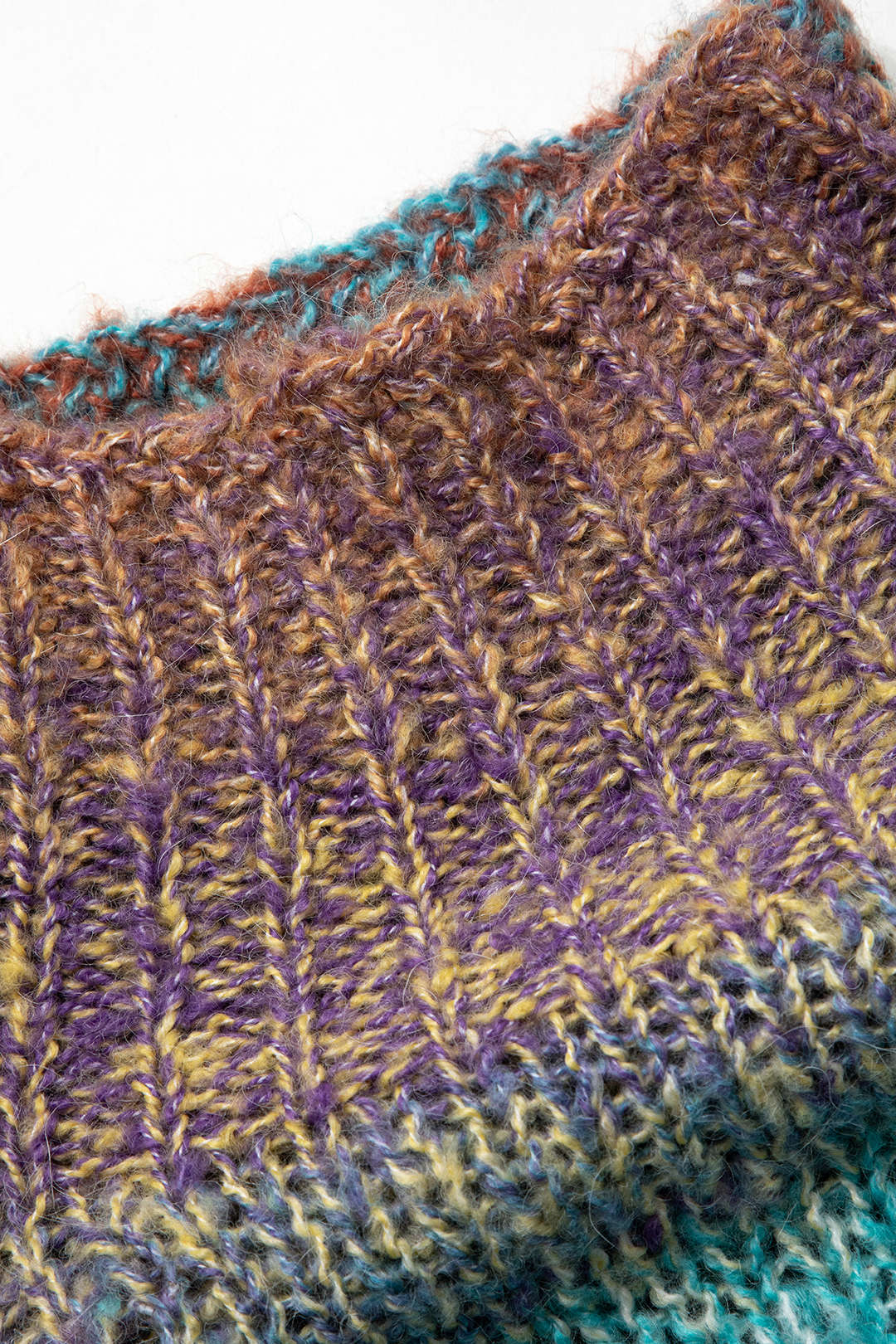 Ombre Turtleneck Drop Shoulder Long Sleeve Sweater - Y2K Aesthetic Cozy Fashion Top Ombre Turtleneck Drop Shoulder Long Sleeve Sweater - Y2K Aesthetic Cozy Fashion Top