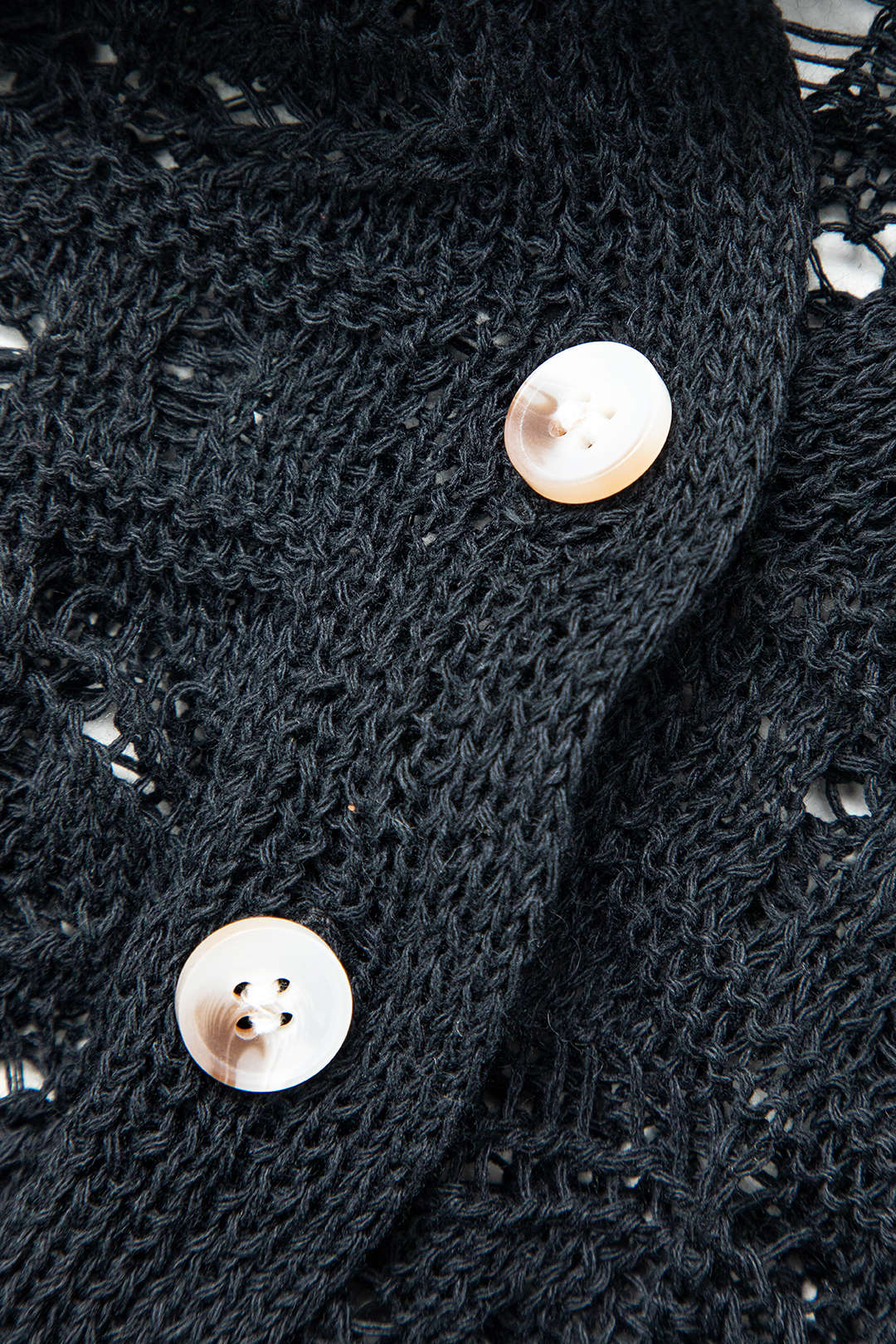 Open Knit Button-Up Collar Long Sleeve Top & Slit Midi Skirt Set - Y2K Aesthetic Outfit Open Knit Button-Up Collar Long Sleeve Top & Slit Midi Skirt Set - Y2K Aesthetic Outfit