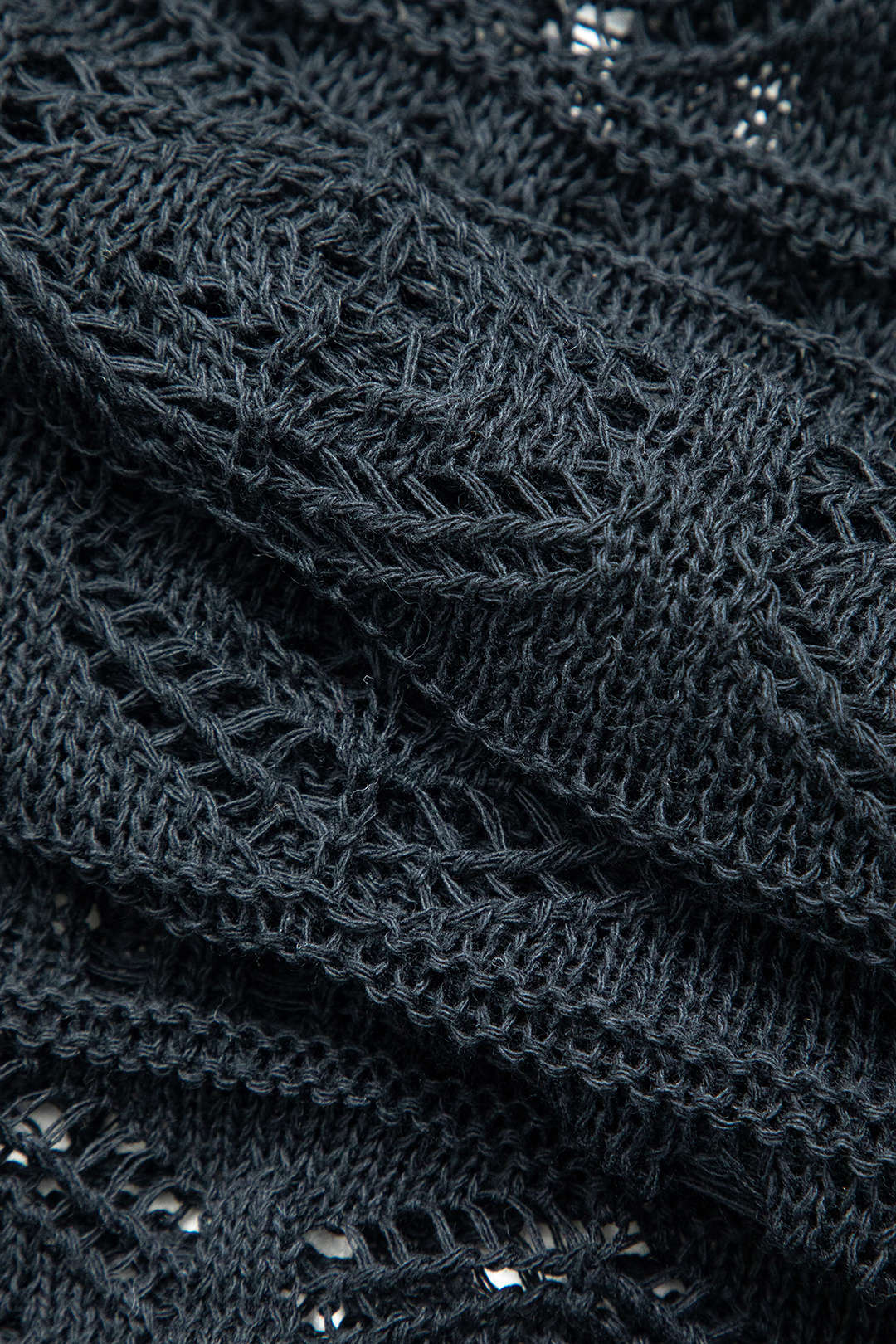 Open Knit Button-Up Collar Long Sleeve Top & Slit Midi Skirt Set - Y2K Aesthetic Outfit Open Knit Button-Up Collar Long Sleeve Top & Slit Midi Skirt Set - Y2K Aesthetic Outfit