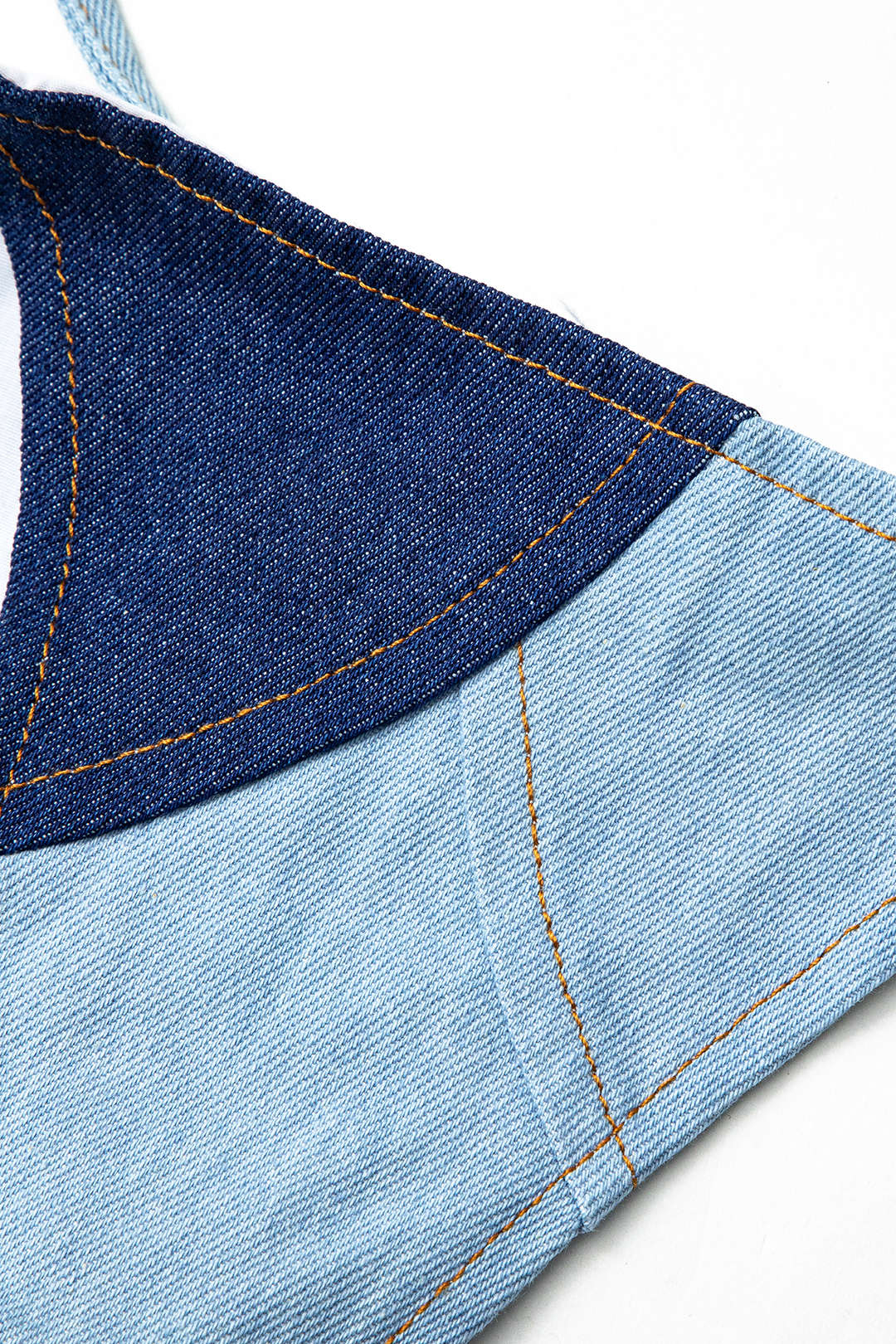 Patchwork Denim Tie Bikini Swimsuit - Y2K Aesthetic Swimwear for Trendy Summer Vibes Patchwork Denim Tie Bikini Swimsuit - Y2K Aesthetic Swimwear for Trendy Summer Vibes