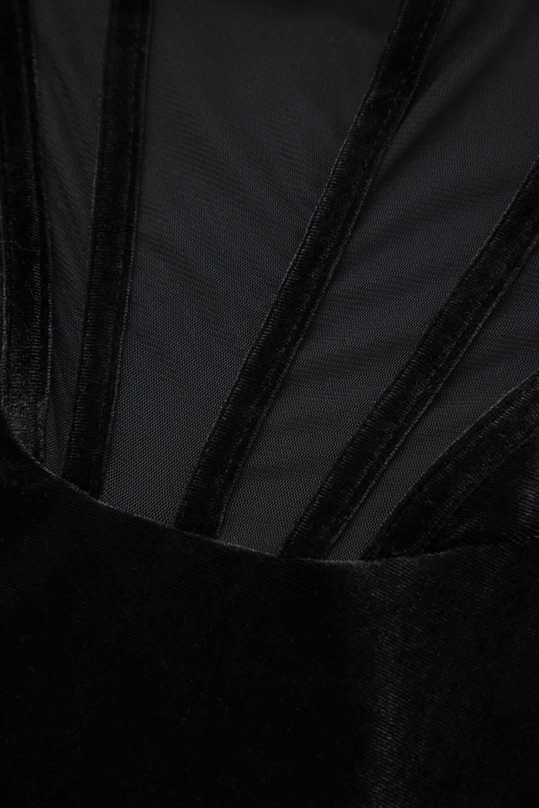 Patchwork Mesh Cut-Out Mock Neck Ruched Midi Dress - Y2K Aesthetic Fashion Statement Patchwork Mesh Cut-Out Mock Neck Ruched Midi Dress - Y2K Aesthetic Fashion Statement