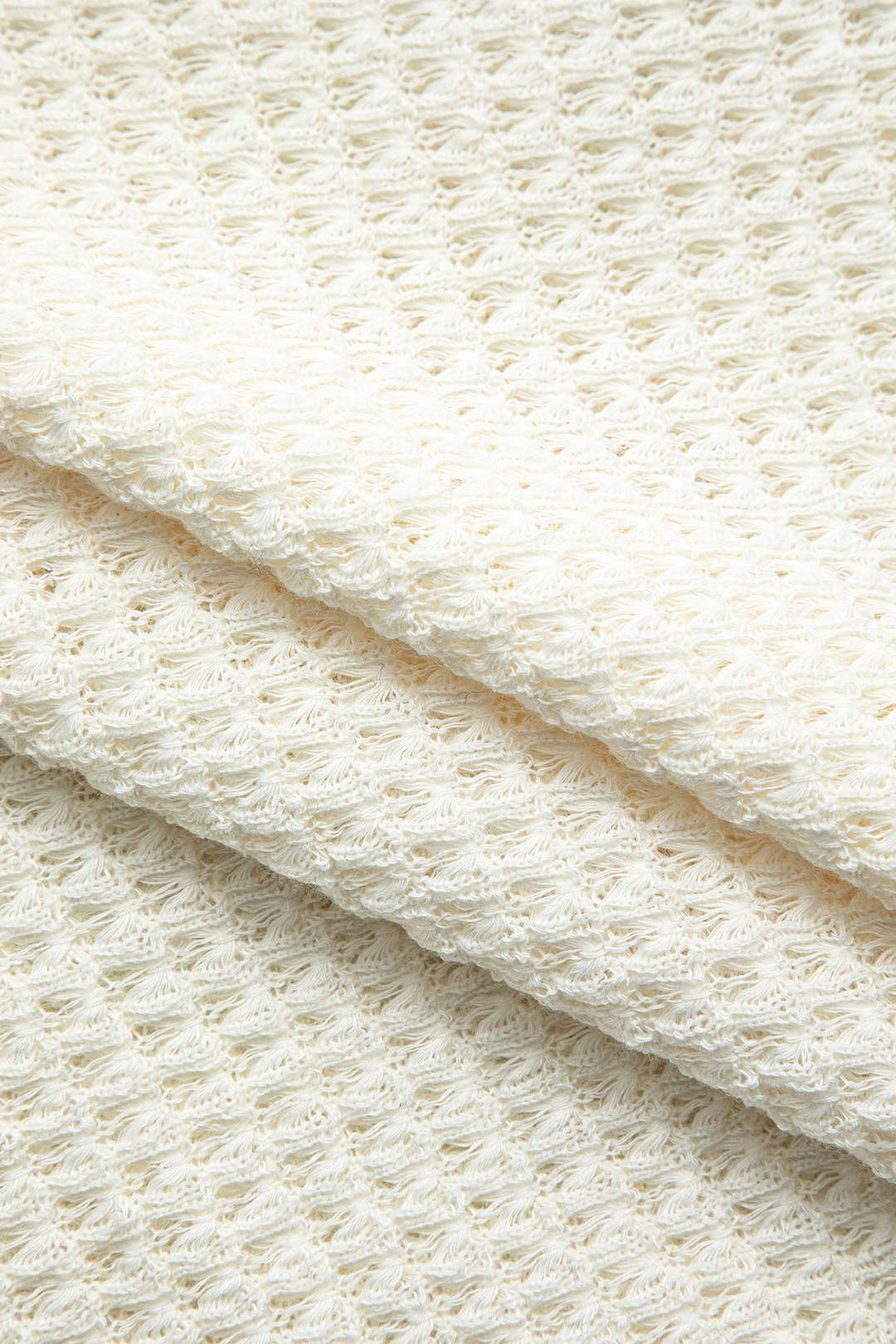 Patchwork Open Knit Round Neck Top with Chest Pocket & Matching Mini Skirt Set Patchwork Open Knit Round Neck Top with Chest Pocket & Matching Mini Skirt Set