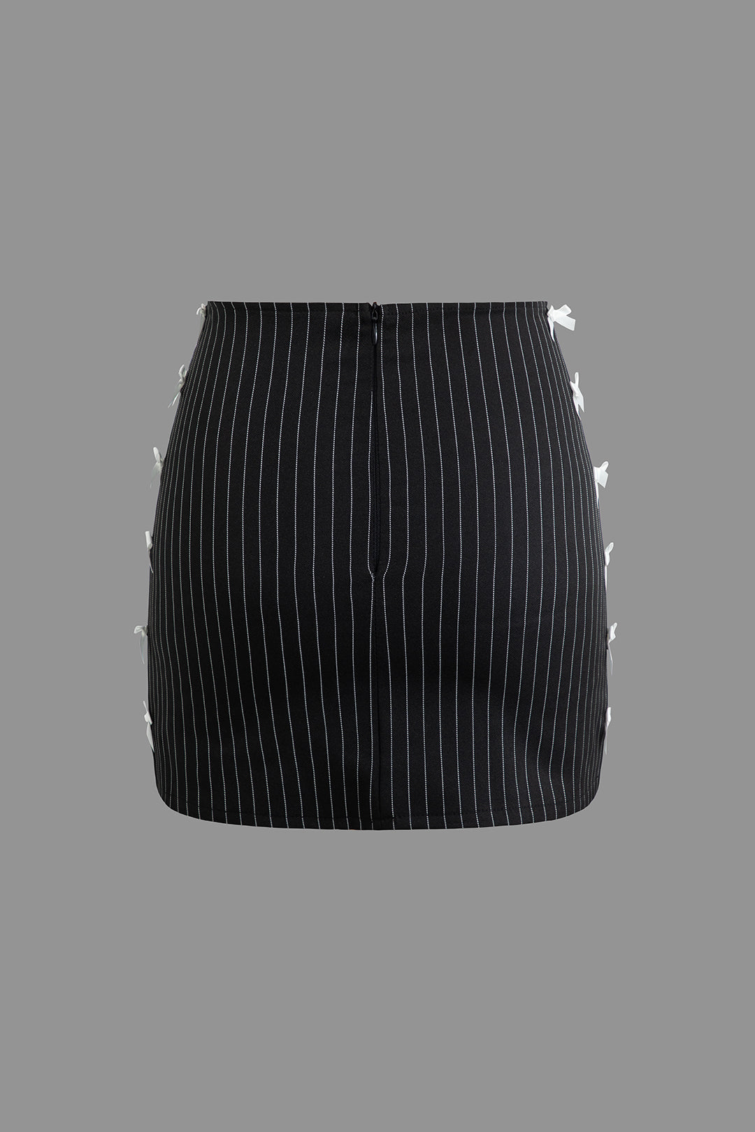 Pinstripe V-Neck Vest and Bow Tie Mini Skirt Set for Y2K Coquette Aesthetic Outfits Pinstripe V-Neck Vest and Bow Tie Mini Skirt Set for Y2K Coquette Aesthetic Outfits