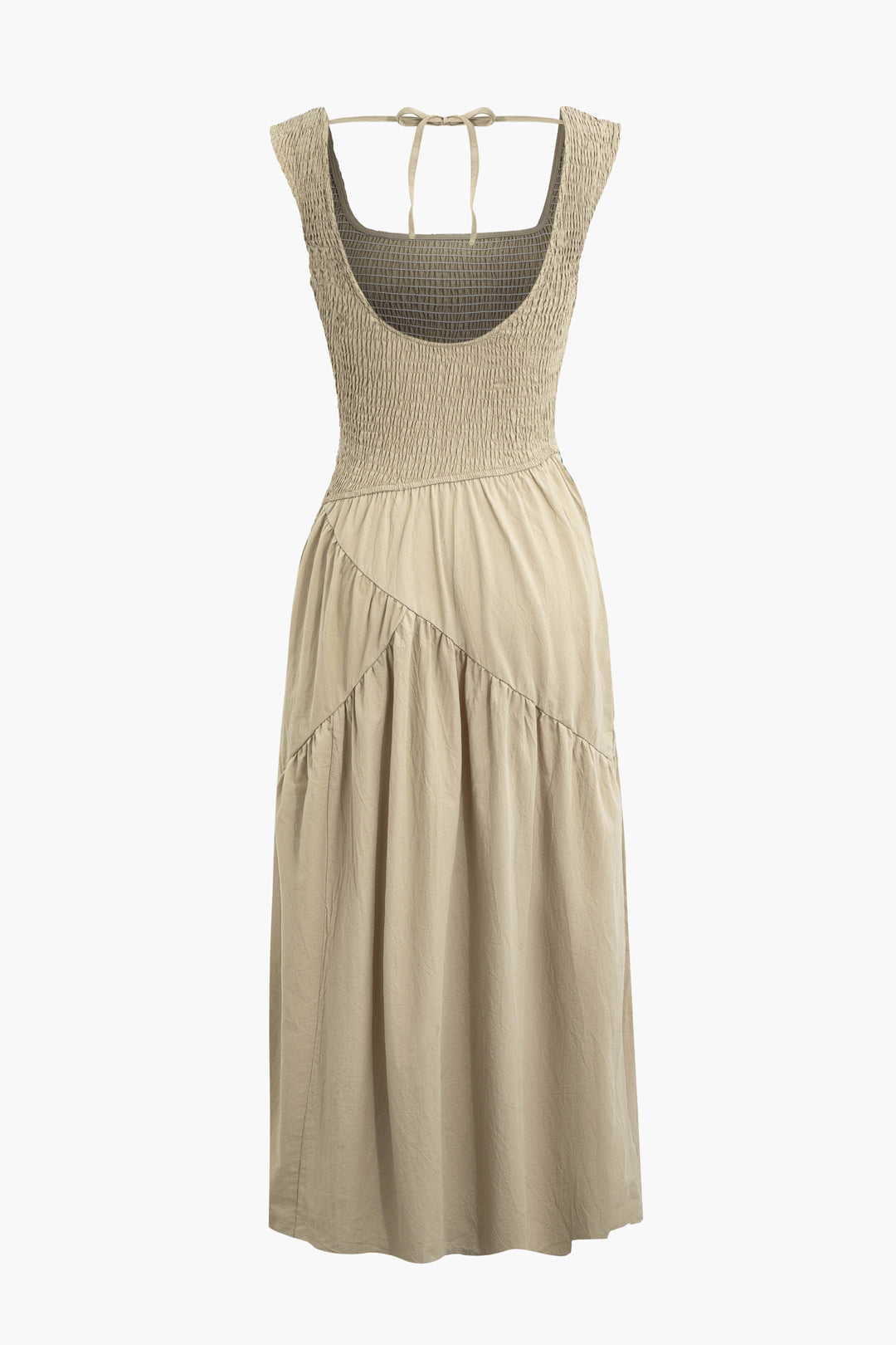 Pleated Backless Midi Dress - Y2K Aesthetic Sleeveless Style for Effortless Chic Pleated Backless Midi Dress - Y2K Aesthetic Sleeveless Style for Effortless Chic