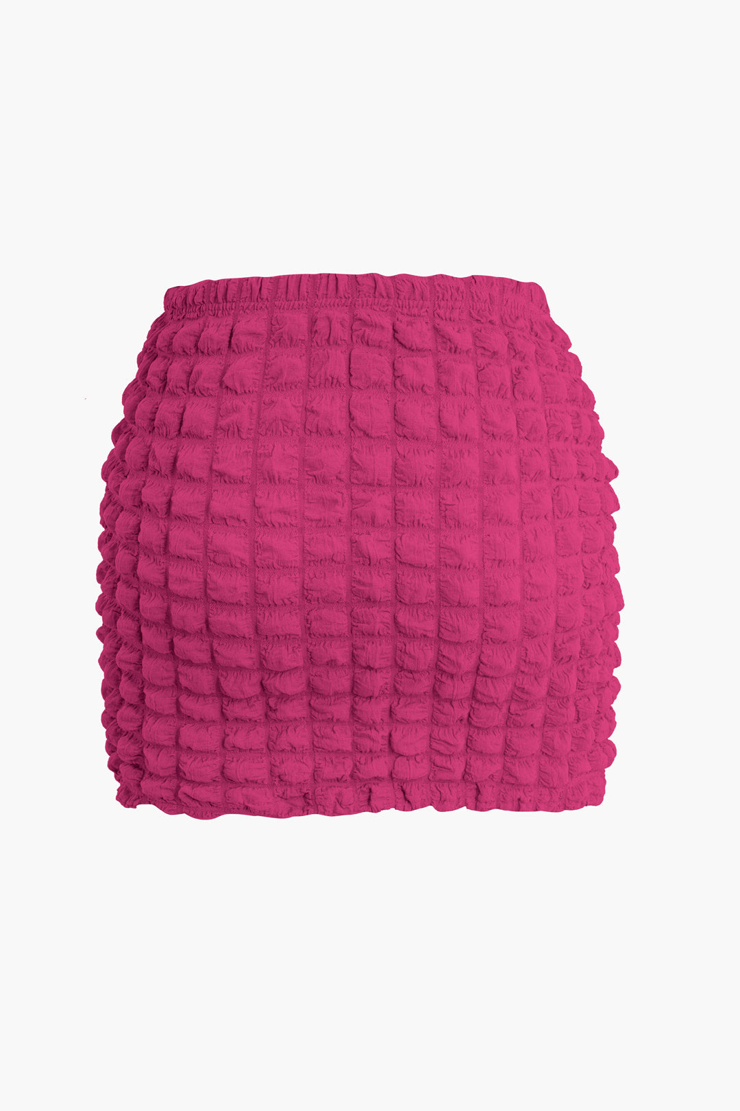 Popcorn Textured Y2K Tube Top and Mini Skirt Set for Trendy Aesthetic Outfits Popcorn Textured Y2K Tube Top and Mini Skirt Set for Trendy Aesthetic Outfits