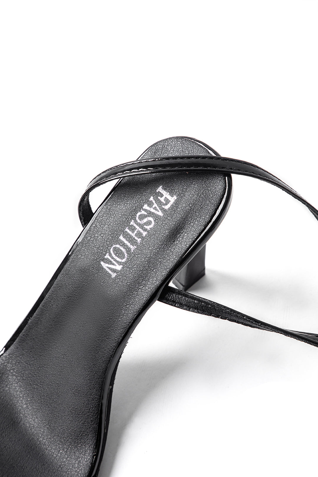 Rhinestone-Embellished Patent Leather Cross Strap Open Toe High Heels for Y2K Fashion Rhinestone-Embellished Patent Leather Cross Strap Open Toe High Heels for Y2K Fashion