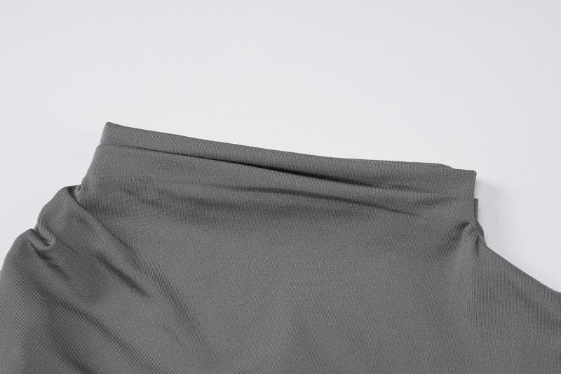 Ruched Solid Sleeveless Slit Midi Dress - Y2K Fashion Essential for Chic Aesthetic Outfits Ruched Solid Sleeveless Slit Midi Dress - Y2K Fashion Essential for Chic Aesthetic Outfits