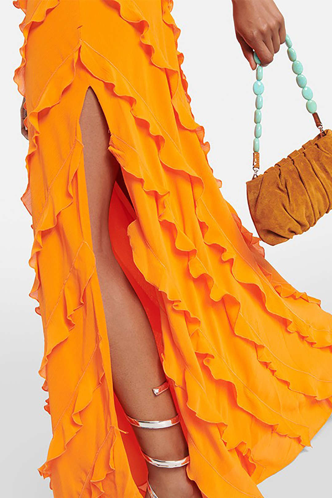 Ruffle Tie Backless Maxi Dress - Y2K Aesthetic Slip Dress for Effortless Style Ruffle Tie Backless Maxi Dress - Y2K Aesthetic Slip Dress for Effortless Style