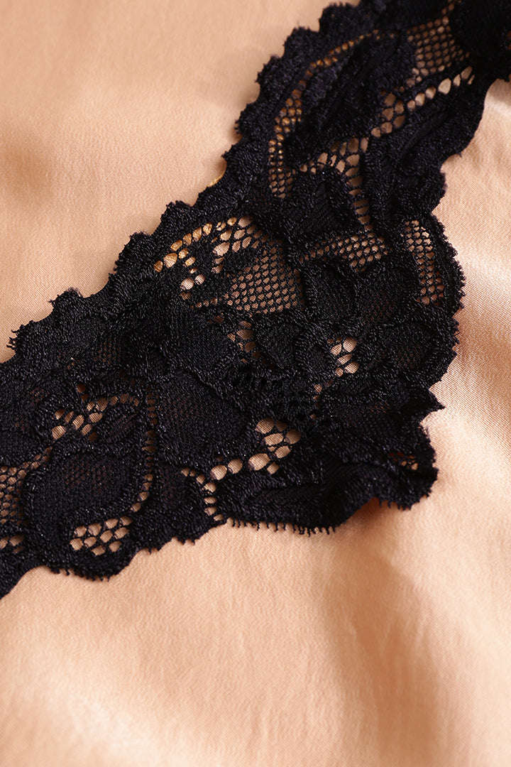 Satin Lace Trim Backless Mini Dress - Y2K Aesthetic Cute Dress for Stylish Nights Out Satin Lace Trim Backless Mini Dress - Y2K Aesthetic Cute Dress for Stylish Nights Out