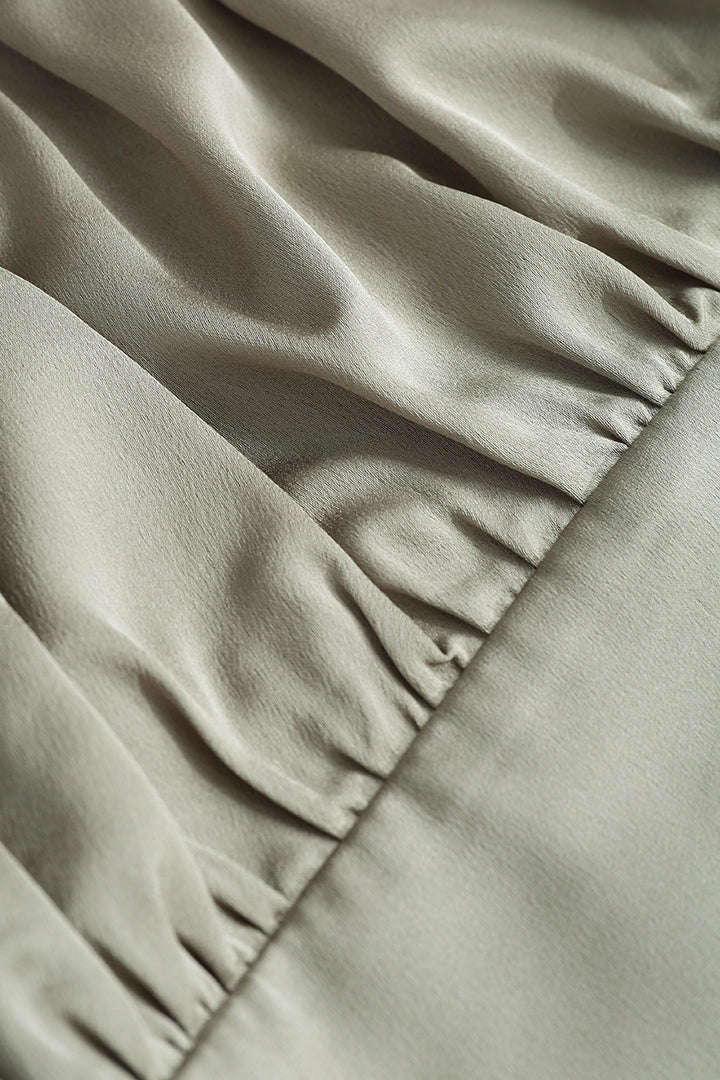 Satin Long Sleeve Square Neck V-Hem Top for Y2K Fashion and Coquette Aesthetic Styles Satin Long Sleeve Square Neck V-Hem Top for Y2K Fashion and Coquette Aesthetic Styles