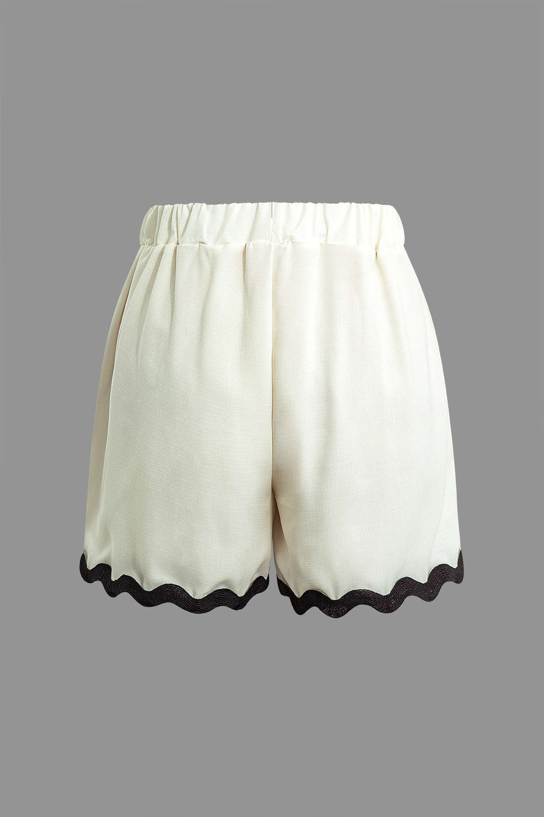 Scallop Trim Y2K Aesthetic Tank Top and Shorts Set for Cute Summer Outfits Scallop Trim Y2K Aesthetic Tank Top and Shorts Set for Cute Summer Outfits