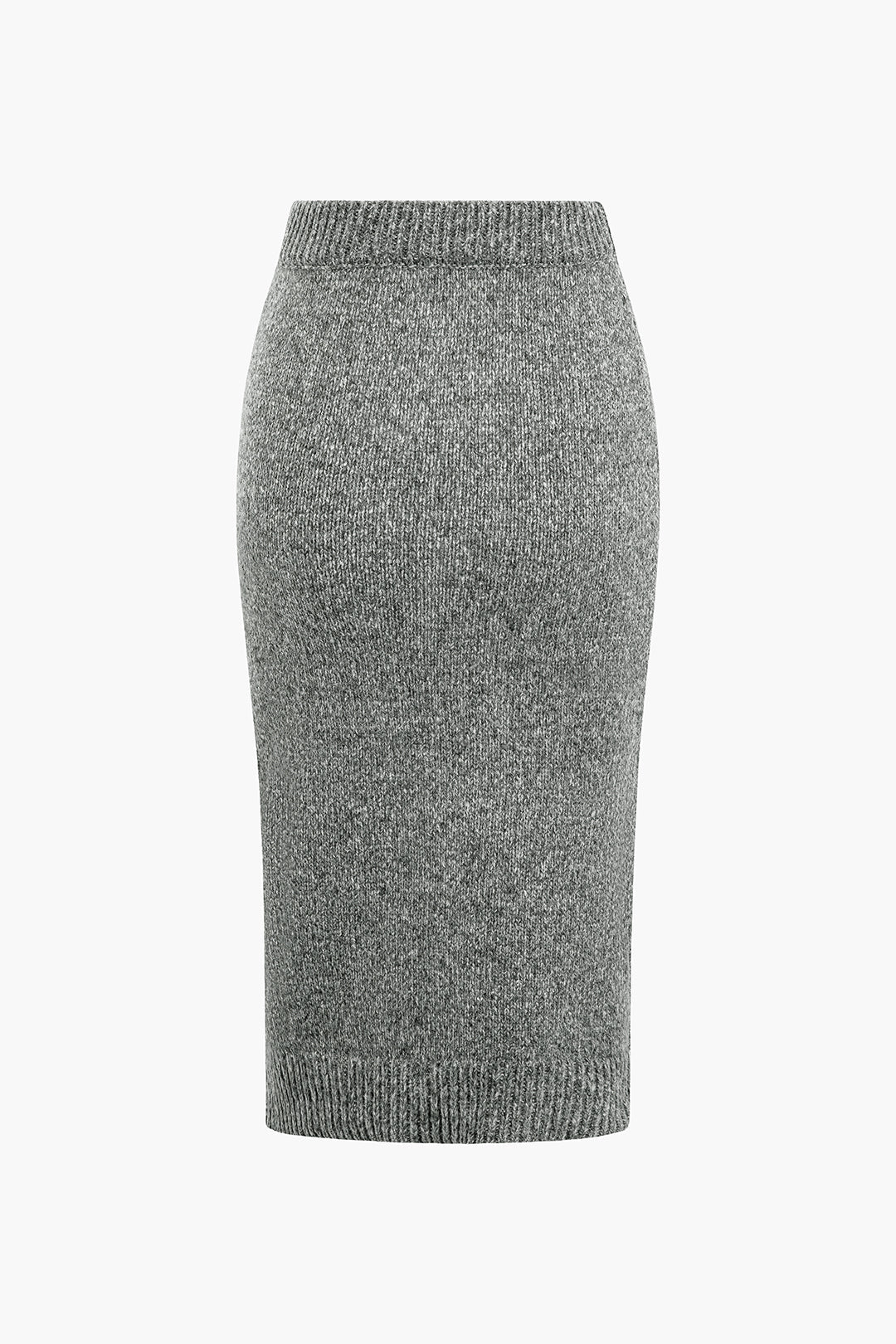 Seam Detail Collar Button-Up Crop Cardigan and Midi Skirt Set for Y2K Aesthetic Outfits Seam Detail Collar Button-Up Crop Cardigan and Midi Skirt Set for Y2K Aesthetic Outfits