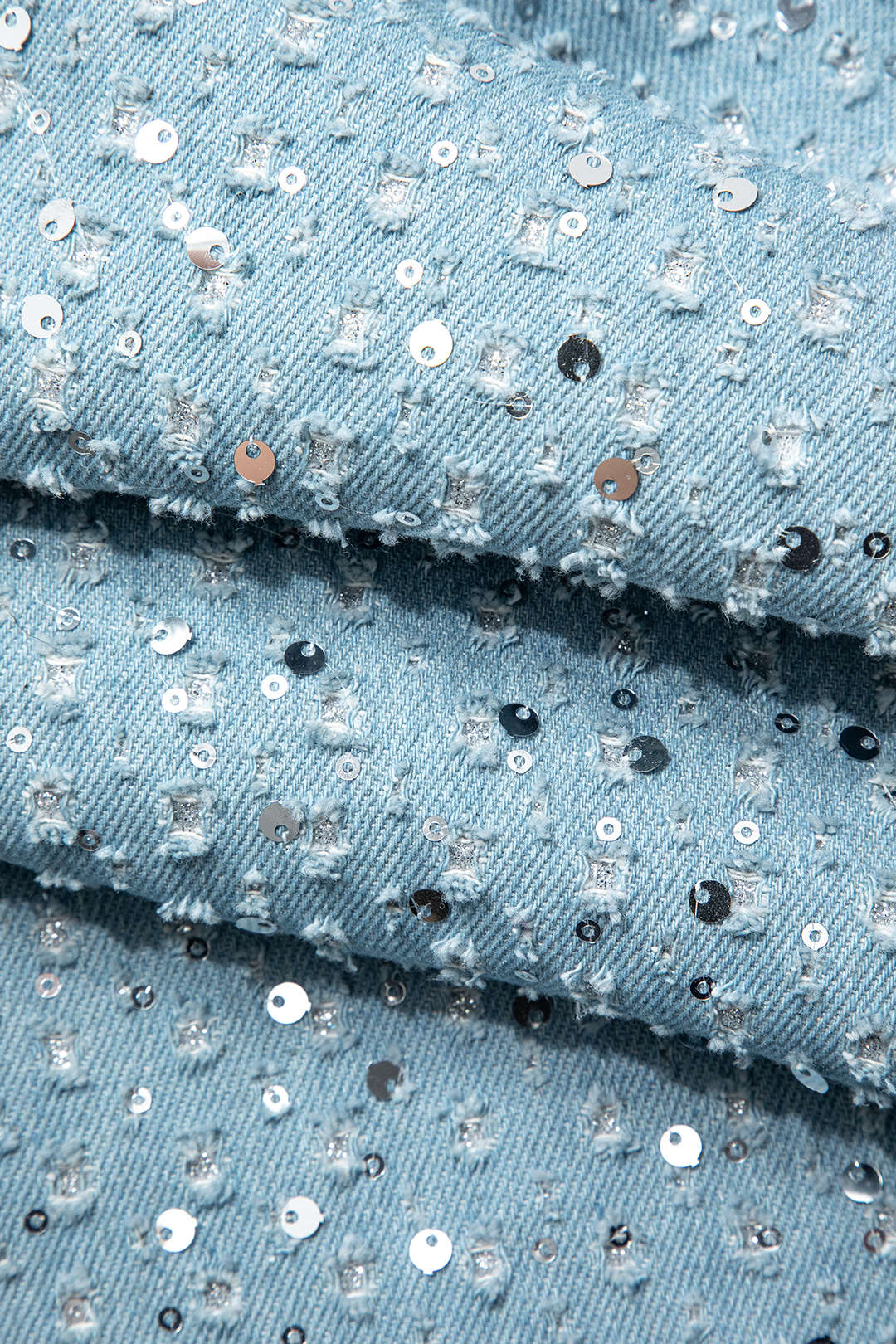 Sequin Destroyed Zipper Tube Top with High Waist Straight Leg Pants Set for Y2K Aesthetic Sequin Destroyed Zipper Tube Top with High Waist Straight Leg Pants Set for Y2K Aesthetic