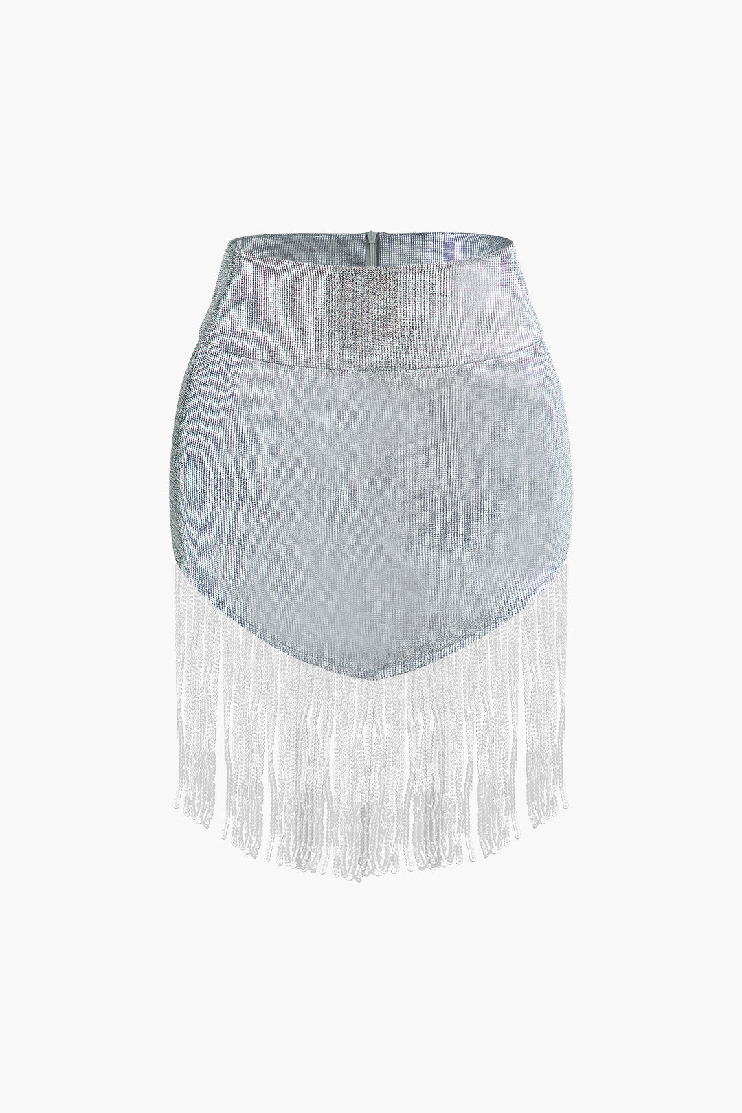 Sequin Fringe Cowl Neck Cami Top & Mini Skirt Set for Y2K Aesthetic Outfits Sequin Fringe Cowl Neck Cami Top & Mini Skirt Set for Y2K Aesthetic Outfits