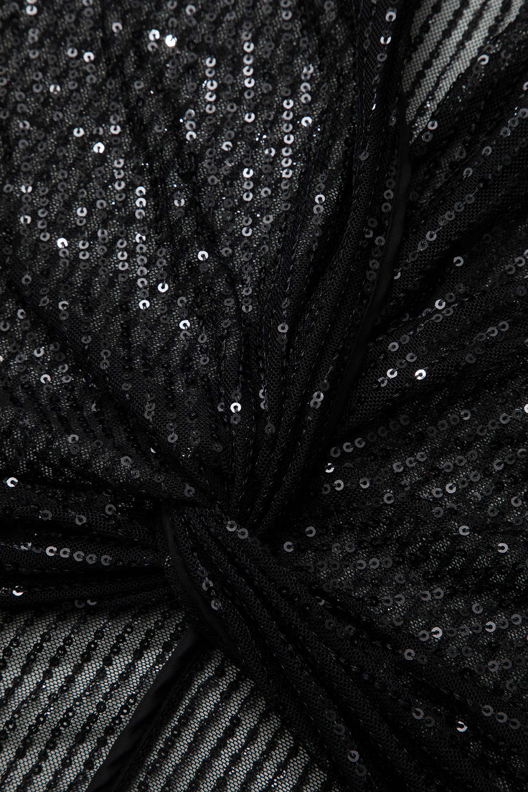 Sequin Twisted V-Neck Long Sleeve Blouse for Y2K Fashion & Coquette Aesthetic Styles Sequin Twisted V-Neck Long Sleeve Blouse for Y2K Fashion & Coquette Aesthetic Styles