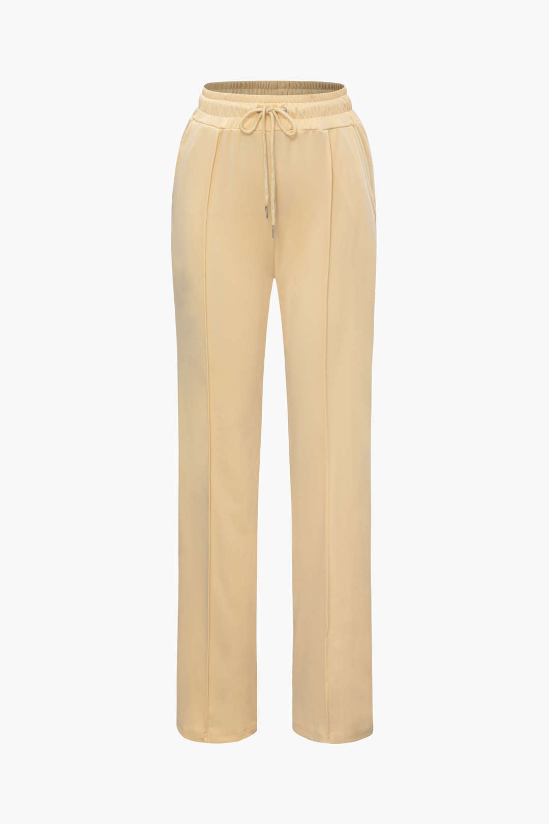 Square Neck Long Sleeve Top & Tie Waist Pants Set - Y2K Aesthetic Outfit for Stylish Looks Square Neck Long Sleeve Top & Tie Waist Pants Set - Y2K Aesthetic Outfit for Stylish Looks