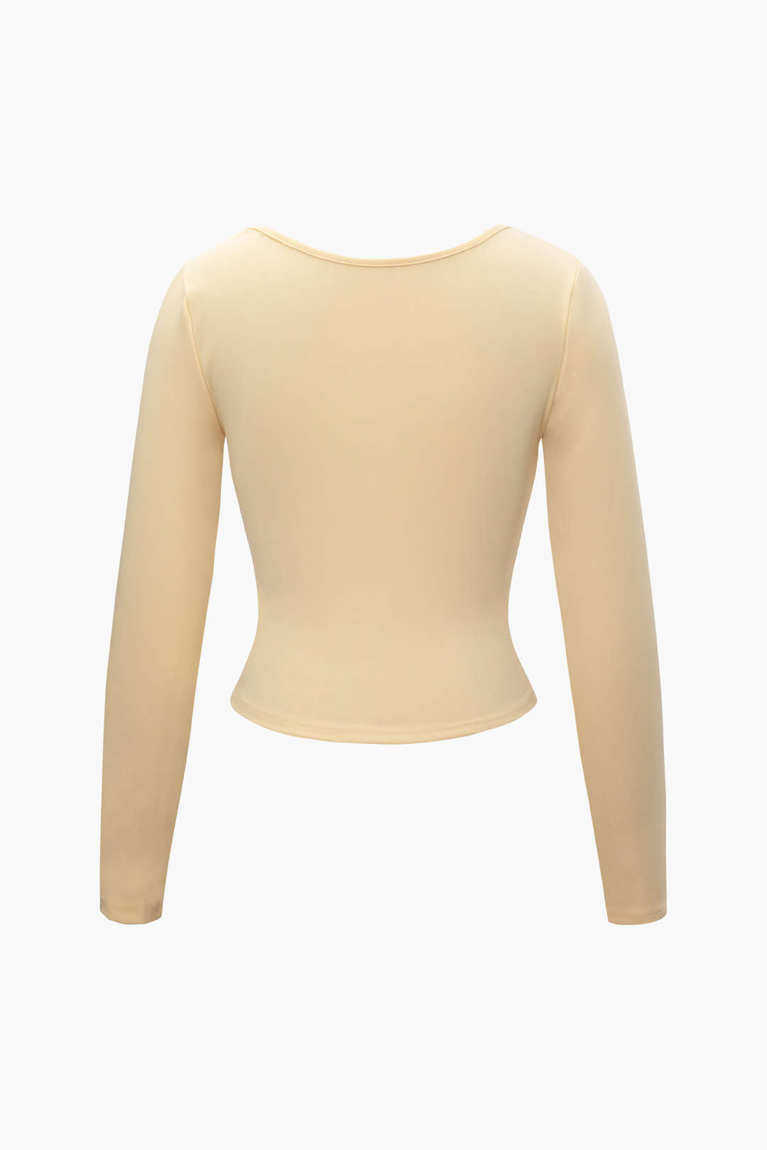 Square Neck Long Sleeve Top & Tie Waist Pants Set - Y2K Aesthetic Outfit for Stylish Looks Square Neck Long Sleeve Top & Tie Waist Pants Set - Y2K Aesthetic Outfit for Stylish Looks