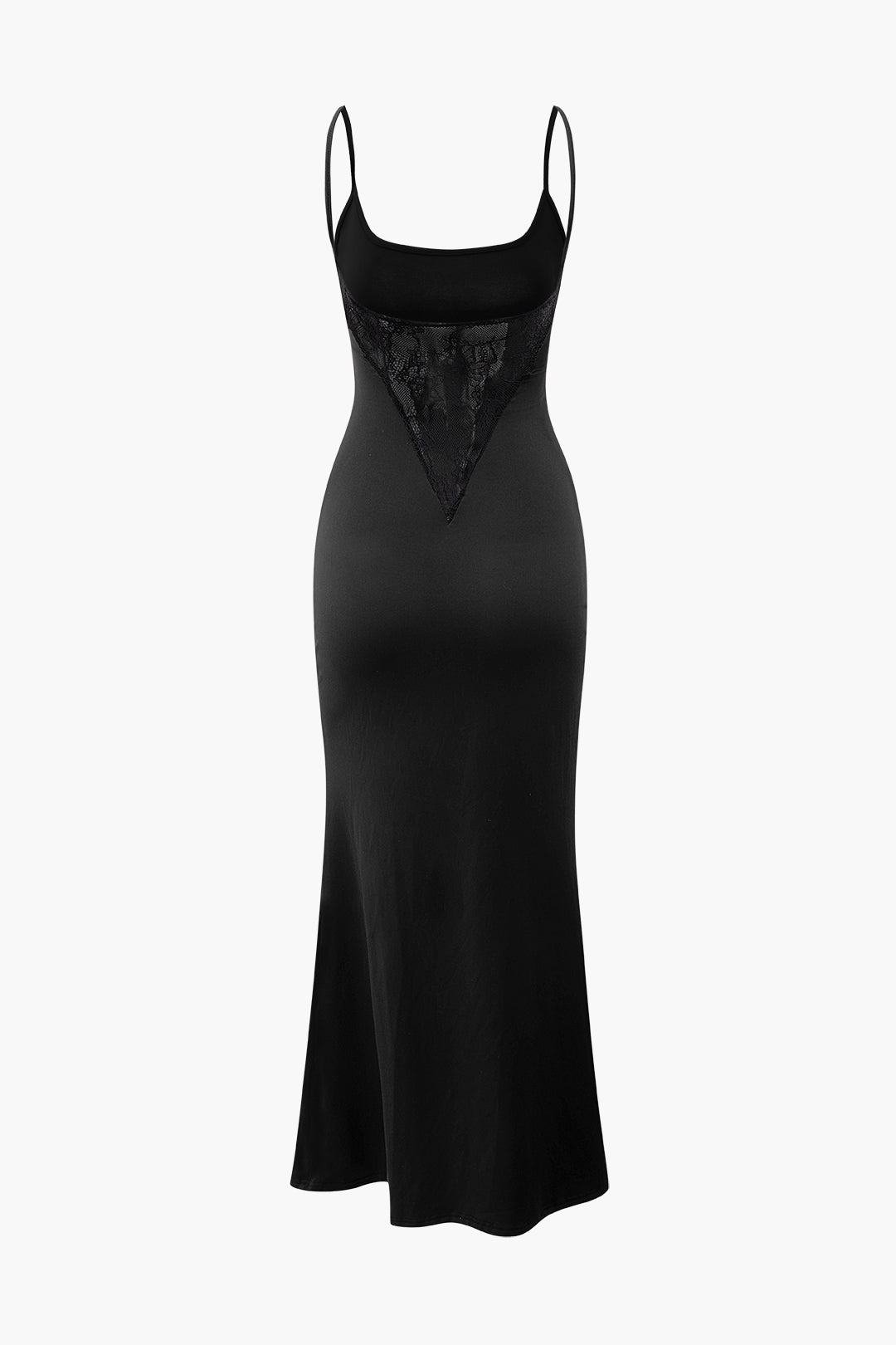 Square Neck Patchwork Lace Slit Maxi Dress - Y2K Aesthetic Elegant Evening Wear Square Neck Patchwork Lace Slit Maxi Dress - Y2K Aesthetic Elegant Evening Wear