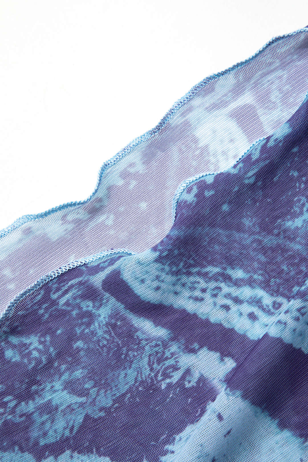 Starfish Print Y2K Aesthetic Boat Neck Bell Sleeve Mesh Crop Top for Trendy Outfits Starfish Print Y2K Aesthetic Boat Neck Bell Sleeve Mesh Crop Top for Trendy Outfits