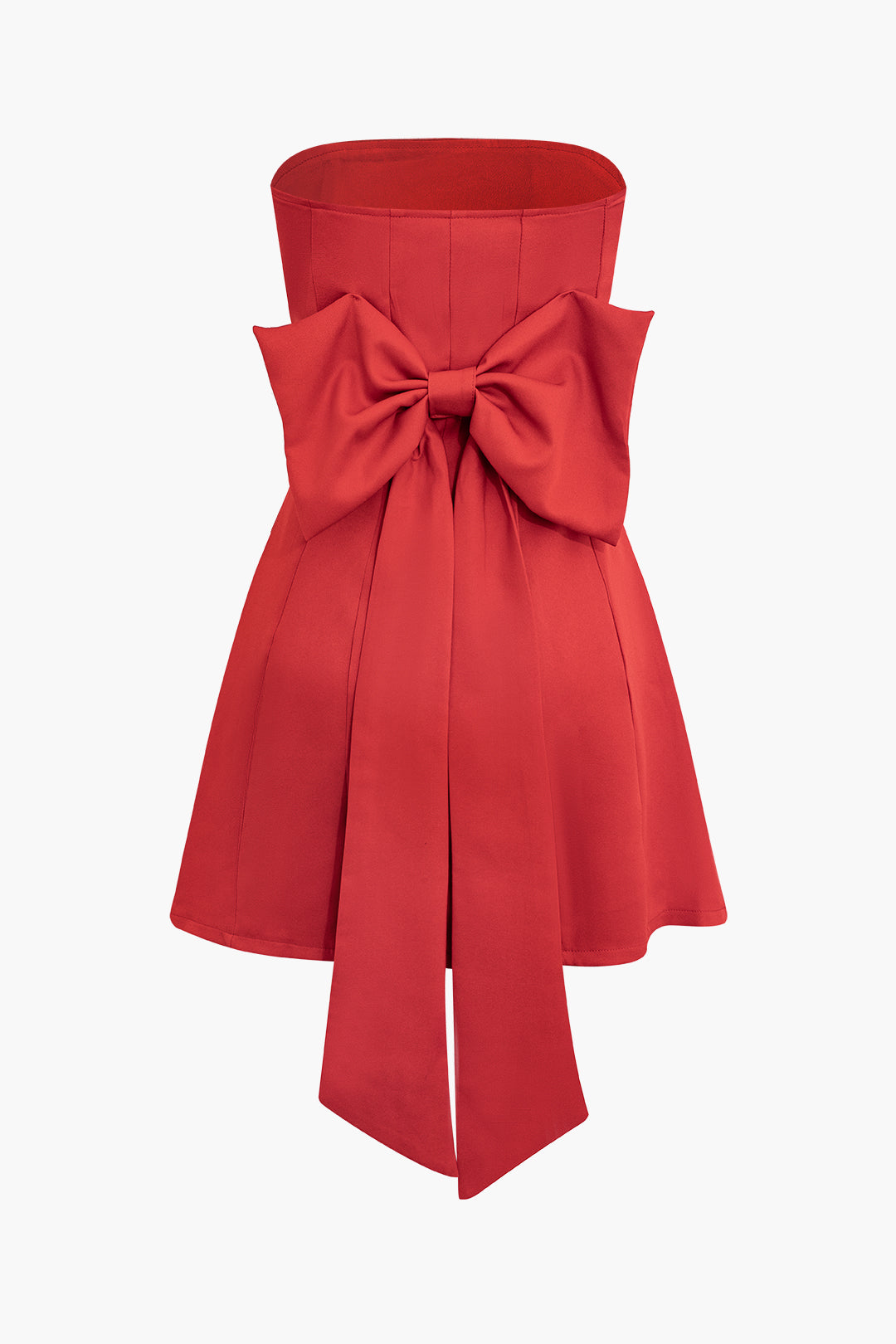 Strapless Bow Mini Dress in Y2K Style - Cute Coquette Aesthetic for Trendy Outfits Strapless Bow Mini Dress in Y2K Style - Cute Coquette Aesthetic for Trendy Outfits