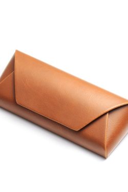 Stylish Portable PU Anti-Pressure Glasses Storage Box for Y2K Aesthetic Lovers