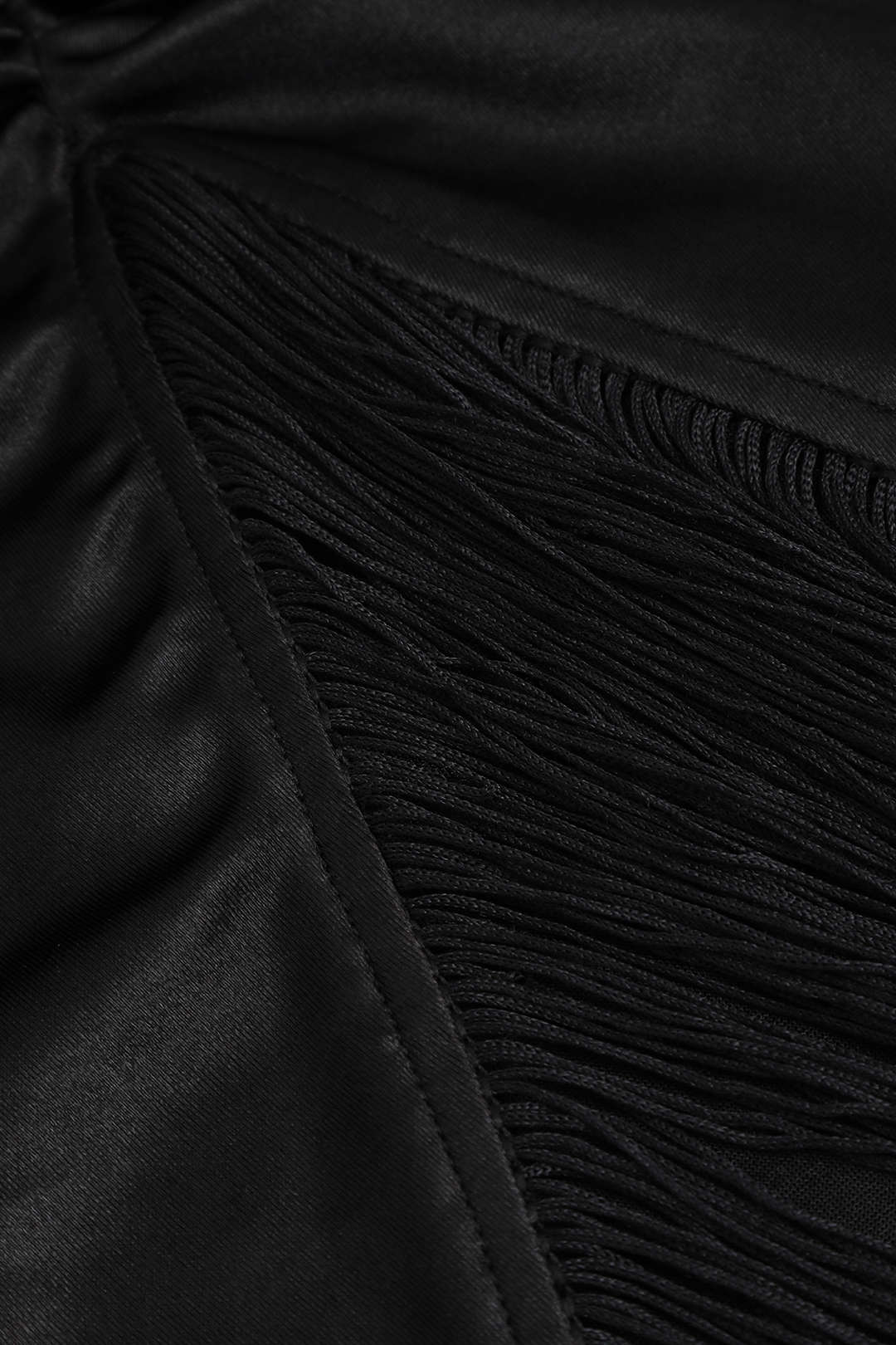 Tassel Hem Gathered Satin Midi Skirt - Y2K Aesthetic Fashion for Chic Outfits Tassel Hem Gathered Satin Midi Skirt - Y2K Aesthetic Fashion for Chic Outfits