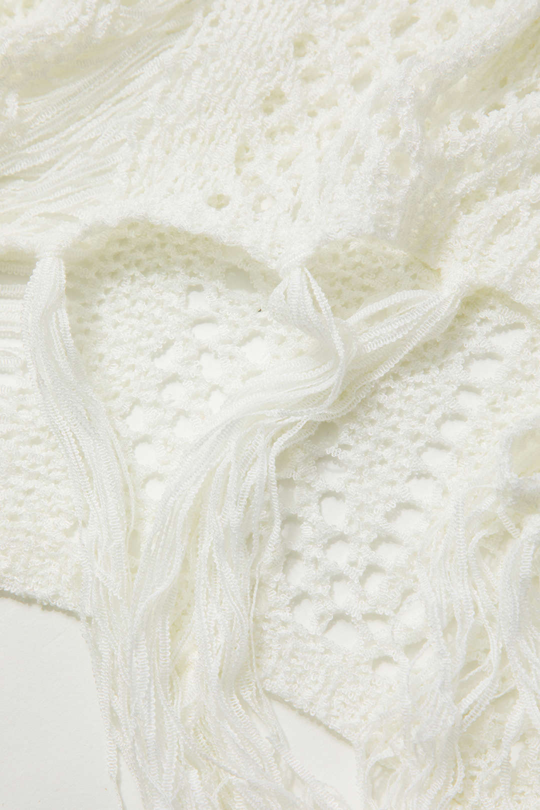 Tassel Hem Open Knit Sleeveless Maxi Dress - Y2K Aesthetic Summer Fashion Essential Tassel Hem Open Knit Sleeveless Maxi Dress - Y2K Aesthetic Summer Fashion Essential