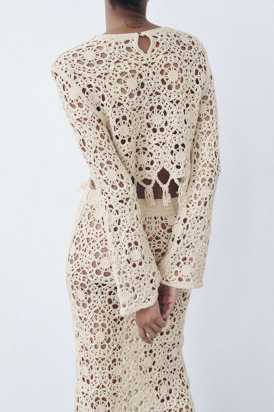 Tassel Hollow Out Open Knit Top - Y2K Aesthetic Cute Crop Top for Trendy Outfits Tassel Hollow Out Open Knit Top - Y2K Aesthetic Cute Crop Top for Trendy Outfits