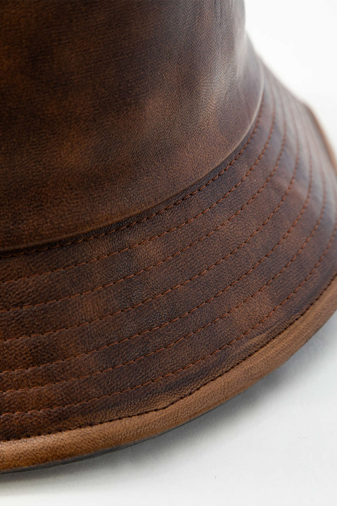 Trendy Faux Leather Bucket Hat for Y2K Aesthetic and Grunge Style Outfits Trendy Faux Leather Bucket Hat for Y2K Aesthetic and Grunge Style Outfits