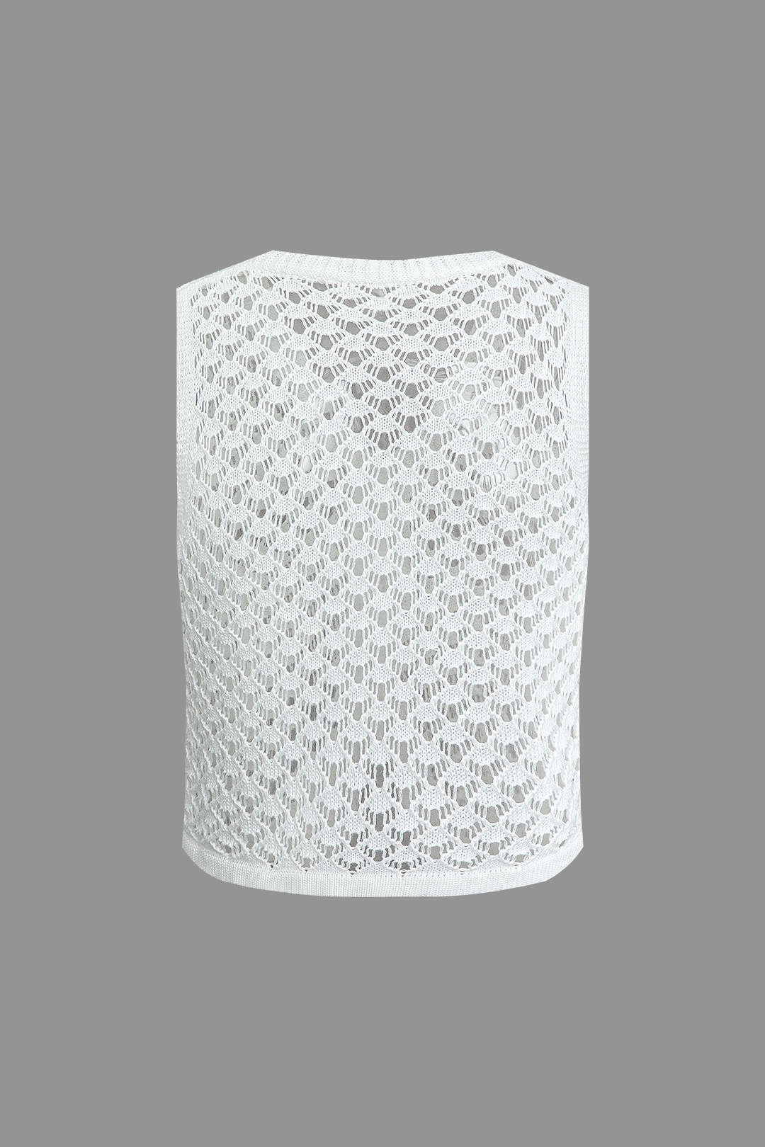 Trendy Hollow Out V-Neck Tank Top for Y2K Aesthetic and Coquette Style Outfits Trendy Hollow Out V-Neck Tank Top for Y2K Aesthetic and Coquette Style Outfits