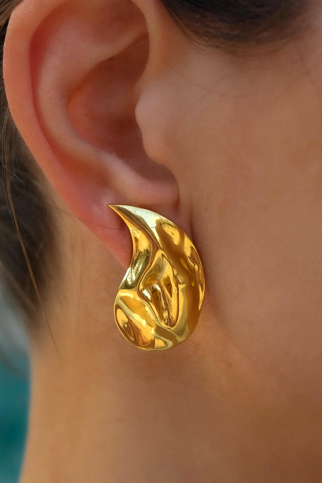 Trendy Metal Drop Design Earrings for Y2K Aesthetic and Coquette Style Outfits