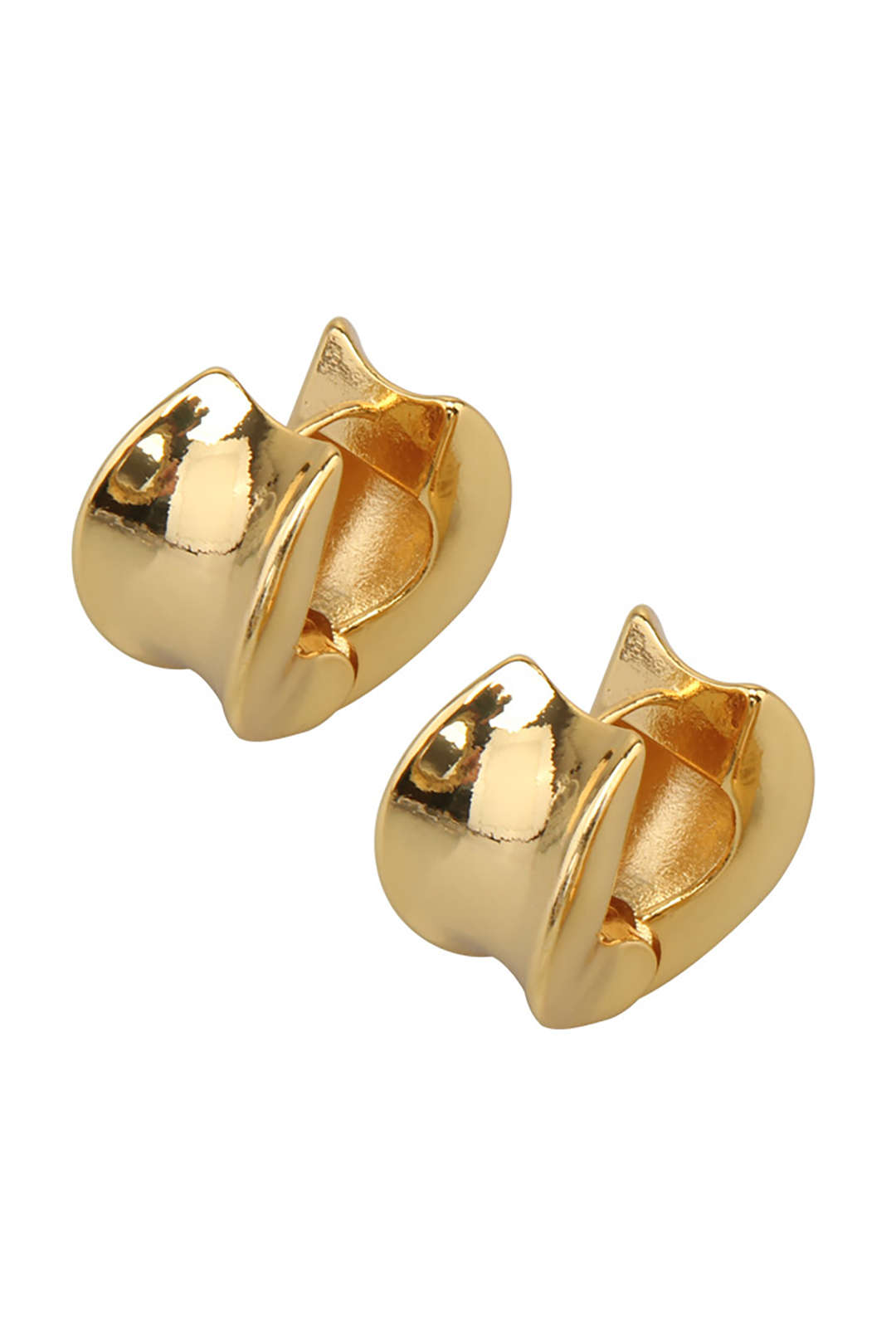 Trendy Metal Wide Earrings for Y2K Fashion Lovers - Perfect for Coquette and Grunge Aesthetics