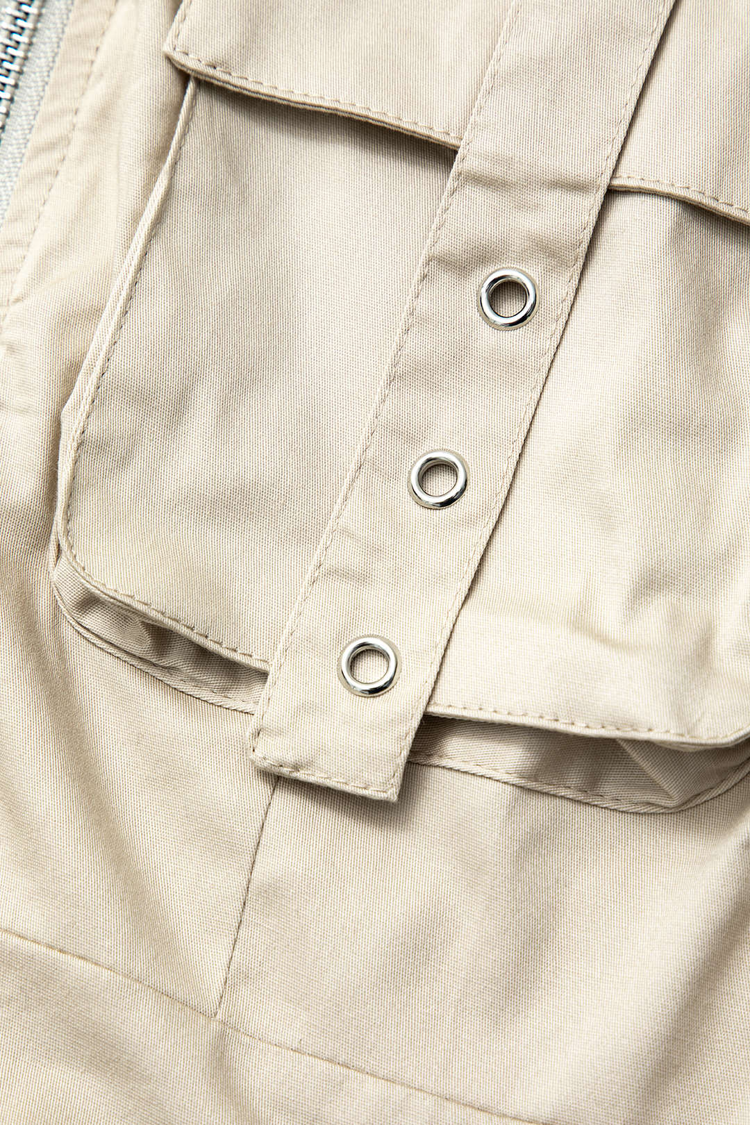 Trendy Multi-Pocket Zipper Strapless Cargo Mini Dress for Y2K Aesthetic Lovers Trendy Multi-Pocket Zipper Strapless Cargo Mini Dress for Y2K Aesthetic Lovers