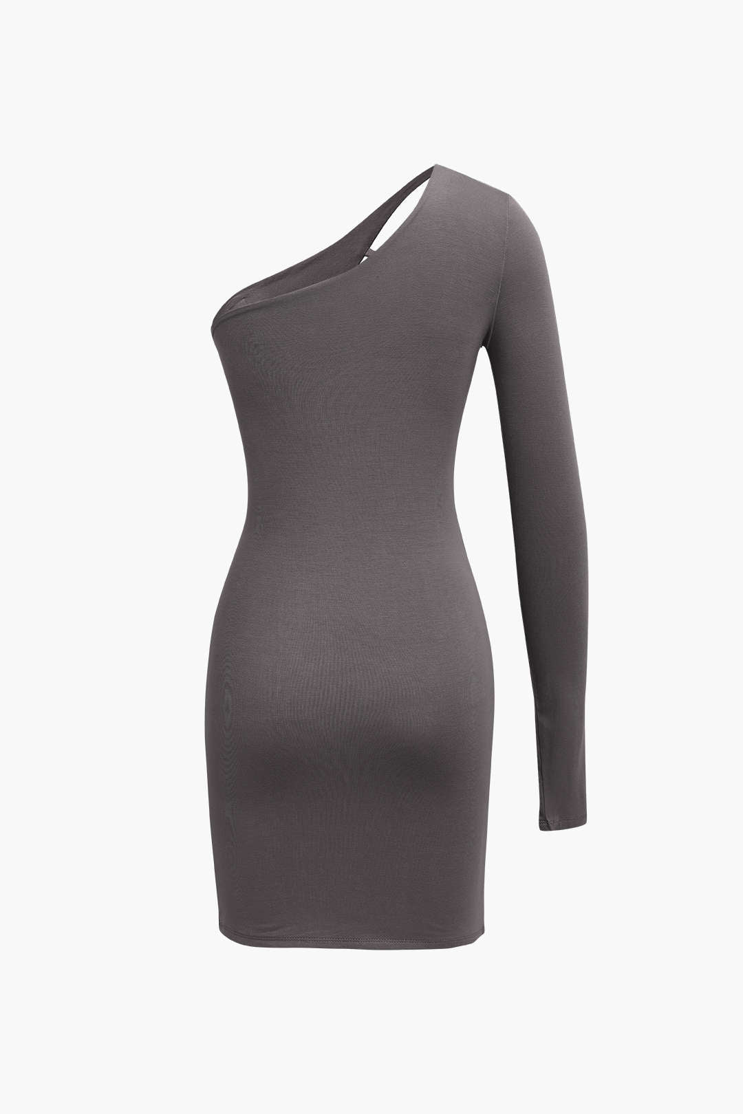 Trendy One Shoulder Cut Out Mini Dress for Y2K Aesthetic and Coquette Style Trendy One Shoulder Cut Out Mini Dress for Y2K Aesthetic and Coquette Style