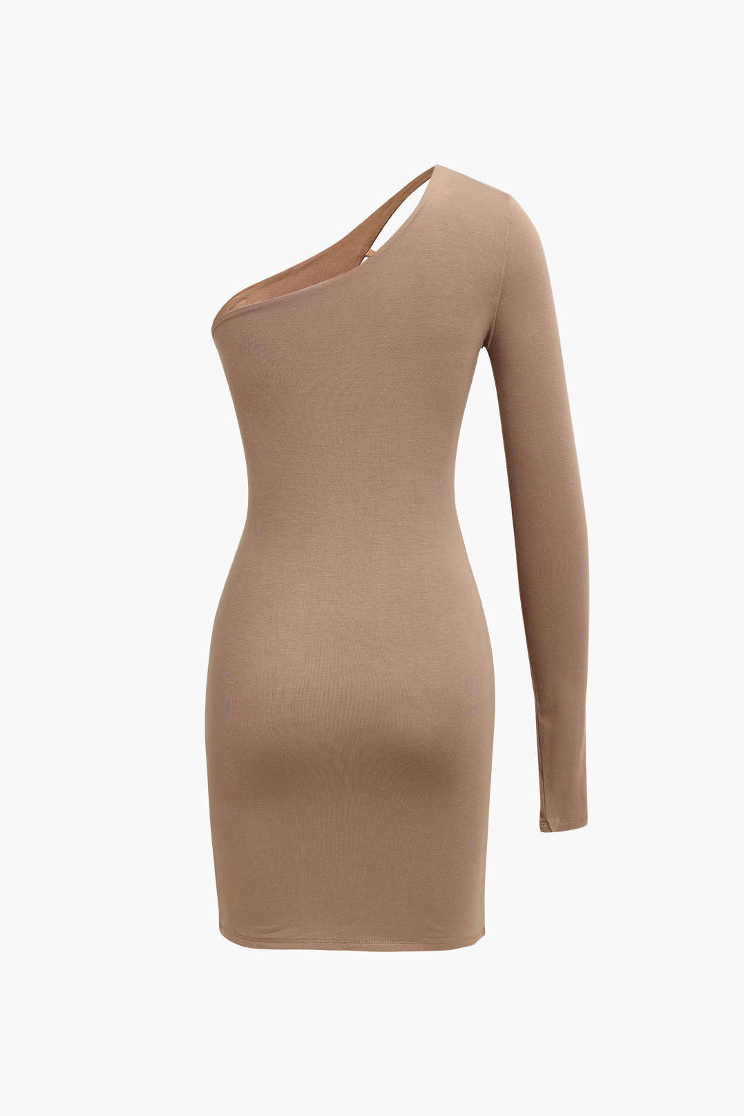 Trendy One Shoulder Cut Out Mini Dress for Y2K Aesthetic and Coquette Style Trendy One Shoulder Cut Out Mini Dress for Y2K Aesthetic and Coquette Style