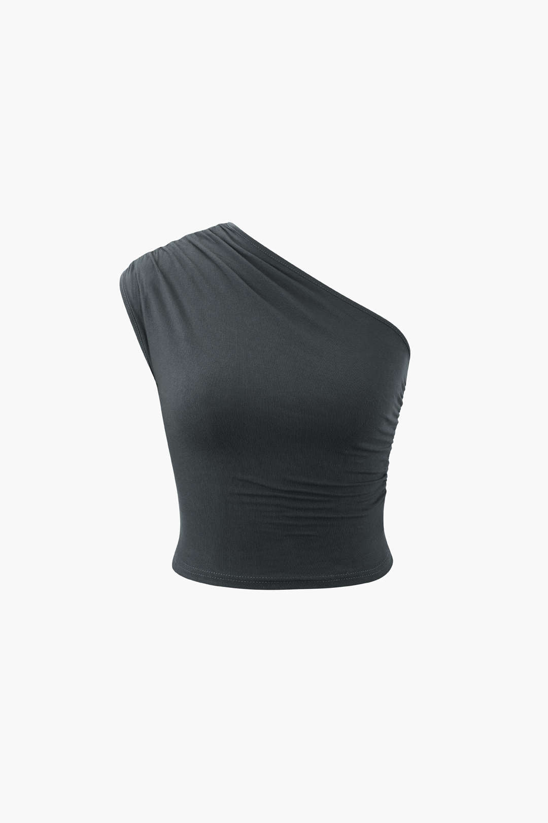 Trendy One Shoulder Tank Top - Y2K Aesthetic Cute Crop for Stylish Outfits