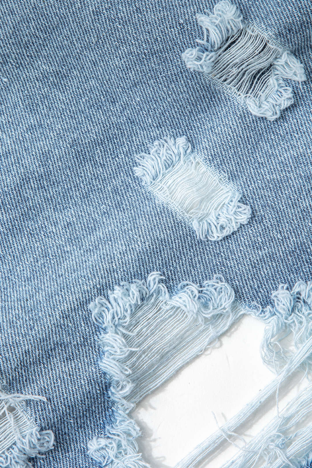 Trendy Ripped Denim Crop Jacket for Y2K Aesthetic Outfits and Grunge Style Looks Trendy Ripped Denim Crop Jacket for Y2K Aesthetic Outfits and Grunge Style Looks