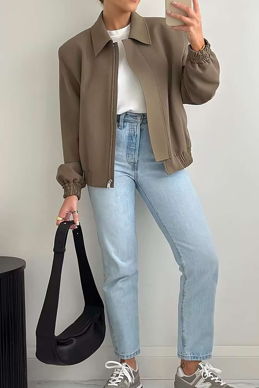 Trendy Y2K Fashion Stand Collar Zip-Up Jacket with Side Pockets for Aesthetic Outfits Trendy Y2K Fashion Stand Collar Zip-Up Jacket with Side Pockets for Aesthetic Outfits