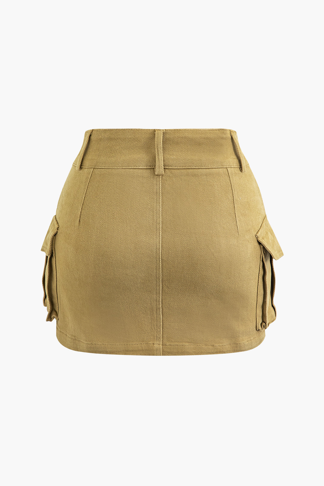 Trendy Y2K Flap Pocket Cargo Mini Skirt for Coquette and Grunge Aesthetic Outfits