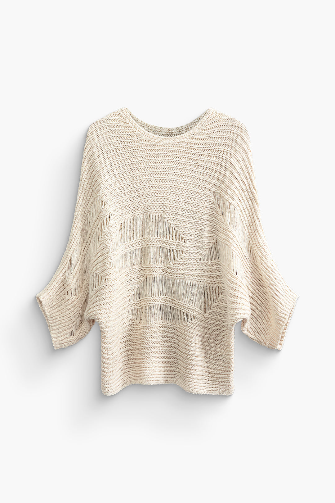Trendy Y2K Ripped Knit Long Sleeve Top for Grunge Aesthetic and Coquette Style