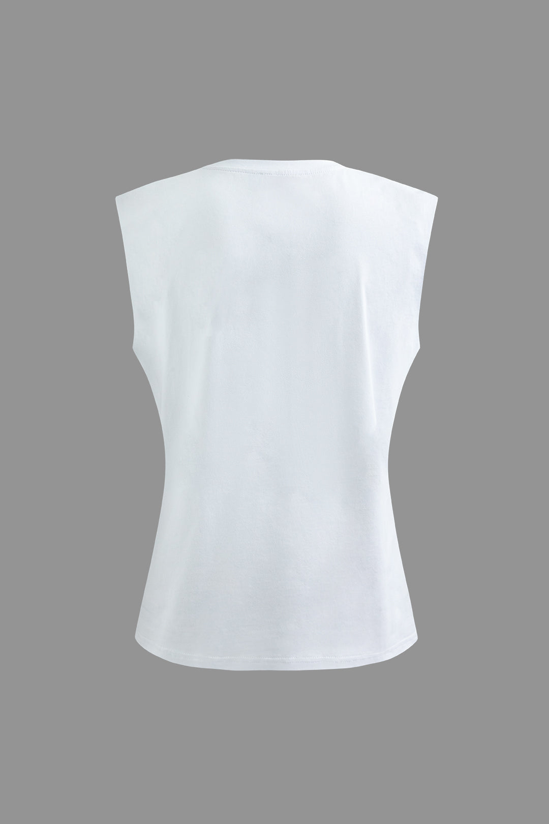 Trendy Y2K Sleeveless T-Shirt for Coquette Aesthetic and Grunge Style Outfits Trendy Y2K Sleeveless T-Shirt for Coquette Aesthetic and Grunge Style Outfits