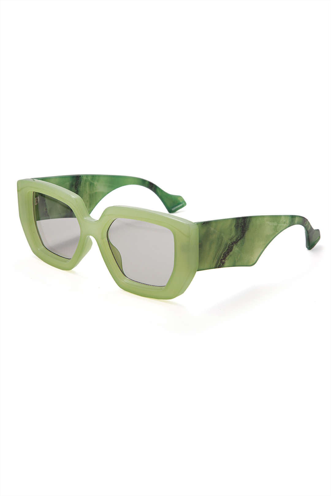 Trendy Y2K Square Sunglasses with Aesthetic Printed Temples for Stylish Looks